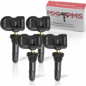 PDQ Multi Protocol TPMS 315/433 MHZ TPMS 4 Pack Rubber Stem For Ford Lincoln Mercury 9L3Z-1A-189A | TPMS-23 |F2GZ-1A189-A | GL3T-1A180-GA | HC3Z-1A189-B | F2GZ-1A189-B | PR3T-1A180-CB |
