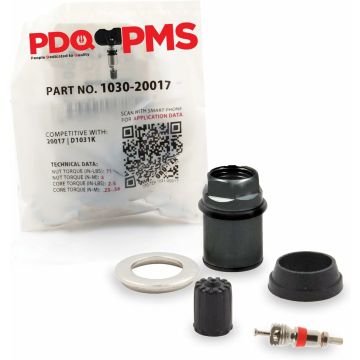 PDQ TPMS  12 Pack| Grommet Nut Washer Core Cap |  For Audi | Volkswagen Equivalent to 1030 | 20017 1K0-907-253E
