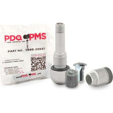 PDQ TPMS  12 Pack| Valve Screw Grommet Nut Core Cap |  For Mercedes Benz Equivalent to 1040 | 20047 0025407917