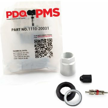PDQ TPMS  12 Pack| Grommet Nut Washer Core Cap |  For Chevrolet | GMC | Toyota Equivalent to 1110 | 20031 20927604 | 42607-06020 | 42607-52020
