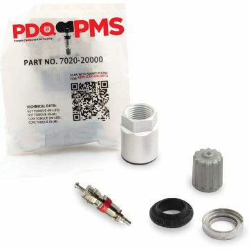 PDQ TPMS  12 Pack| Grommet Nut Washer Core Cap |  For BMW | Chevrolet |Honda Equivalent to 7020 | 20000 13598775 | 31341893 | 36106856209