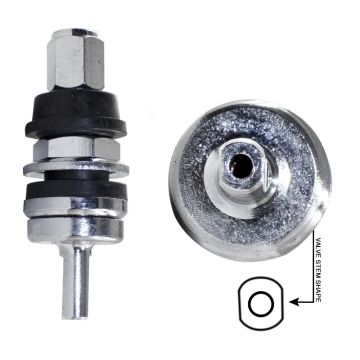 Valve Stem - Metal (0.453 Rim Hole) - 897210 with Nipple