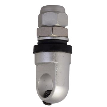 Valve Stem - Metal (0.453 Rim Hole) - Inner Lip Valve Adapter with Loop