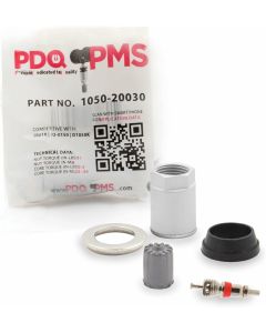 PDQ TPMS  12 Pck| Grommet Nut Washer Core Cap |  For Chrysler | Dodge |VW Equivalent to 1050 | 20030 43130-78J10 | 5127-335AA | 7B0-907-253A