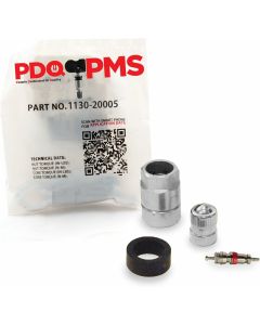 PDQ TPMS  12 Pack| Grommet Nut Core Metal Cap |  For Infiniti | Nissan Equivalent to 1130 | 20005 40700-JA00C