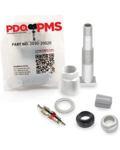 PDQ TPMS  12 Pack| Valve Grommet Nut Core Cap |  For Chrysler | Dodge | Jeep  Equivalent to 2030 | 20020 5602-9319AC | 6800-1696AA