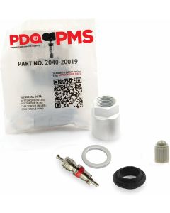 PDQ TPMS Service Kits | 12 Pack | Grommet Nut Core Cap | Fits Chevrolet | Dodge | Jeep Equivalent to 2030 | 20013 | Used for OE Sensors 13593957 | 5602-9319AC | 5602-9359AC