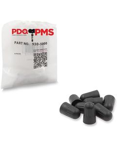 PDQ TPMS Service Kits | 12 Pack of 8 Caps | Rubber Caps for Rubber TPMS Valve Stems| Equivalent to 930 | 5000 | Used for OE Sensors